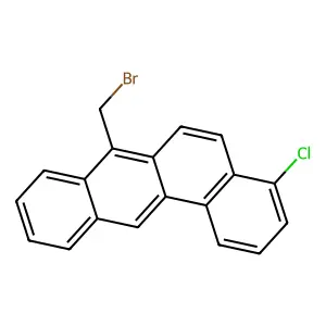 4-Chloro-7-bromomethylbenz(a)anthracene structure