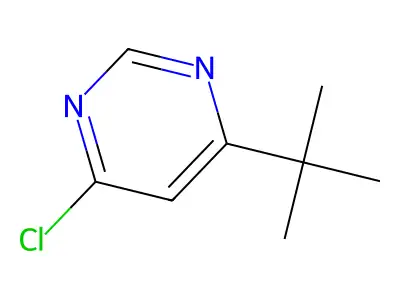 4-Chloro-6-(1,1-dimethylethyl)pyrimidine structure