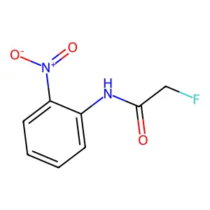 Acetanilide, 2-fluoro-2'-nitro- structure