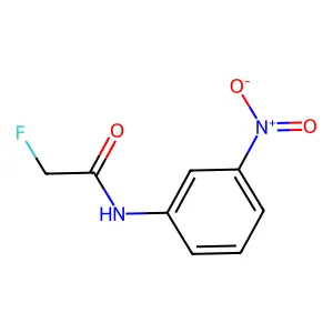 Acetanilide, 2-fluoro-3'-nitro- structure