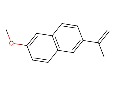6-Methoxy-2-(1-methylvinyl)naphthalene structure