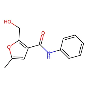 3-Furanilide, 2-(hydroxymethyl)-5-methyl- structure