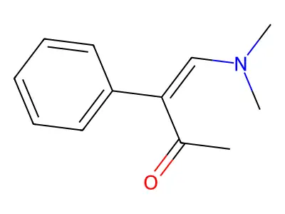 (3Z)-4-(dimethylamino)-3-phenylbut-3-en-2-one structure