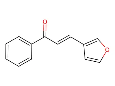 3-(Furan-3-yl)-1-phenylprop-2-en-1-one structure
