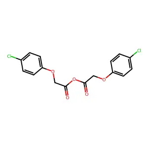 (4-Chlorophenoxy)acetic anhydride structure