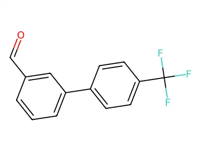 4'-Trifluoromethyl-biphenyl-3-carbaldehyde structure