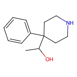 alpha-Methyl-4-phenylpiperidine-4-methanol structure