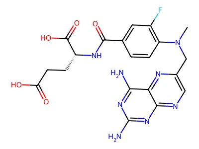 3'-Fluoromethotrexate structure