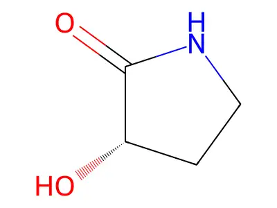 (R)-3-Hydroxypyrrolidin-2-one structure