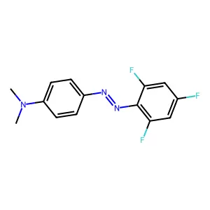 N,N-Dimethyl-p-(2,4,6-trifluorophenylazo)aniline structure