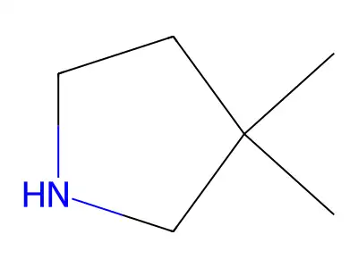 3-(Dimethylamino)pyrrolidine structure