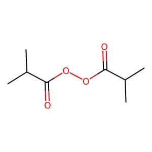 双(2-甲基-1-氧代丙基)过氧化物 structure