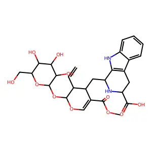 Strictosidine, 5alpha-carboxy- structure