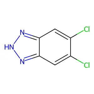 5,6-dichloro-1H-1,2,3-benzotriazole structure
