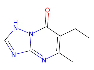 6-ethyl-5-methyl[1,2,4]triazolo[1,5-a]pyrimidin-7(4H)-one structure