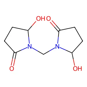 1,1'-Methylenebis(5-hydroxy-2-pyrrolidinone) structure