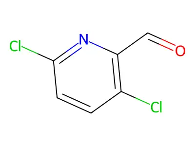 2-Bromo-3,5-dichloroisonicotinic acid structure