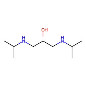 1,3-Bis((1-methylethyl)amino)propan-2-ol structure