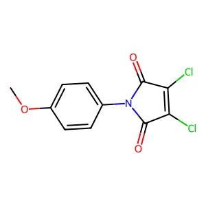 3,4-Dichloro-1-(4-methoxyphenyl)-1H-pyrrole-2,5-dione structure