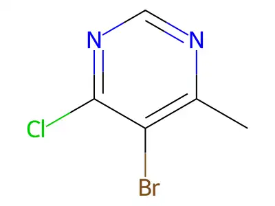 5-Bromo-4-chloro-6-methylpyrimidine structure