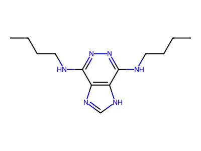 4-N,7-N-dibutyl-1H-imidazo[4,5-d]pyridazine-4,7-diamine structure
