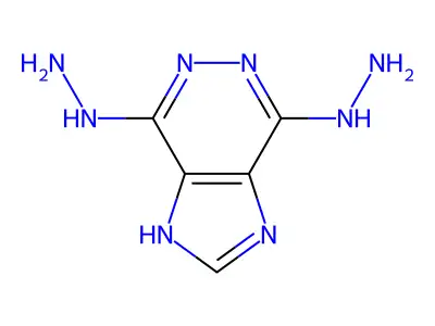 (4-hydrazinyl-1H-imidazo[4,5-d]pyridazin-7-yl)hydrazine structure