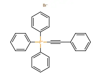 Triphenyl(phenylethynyl)phosphonium structure