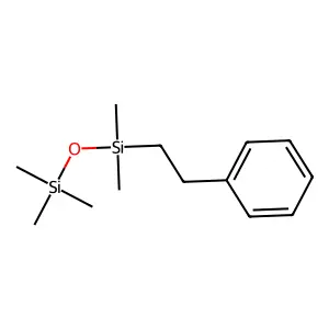 Disiloxane, 1,1,1,3,3-pentamethyl-3-(2-phenylethyl)- structure