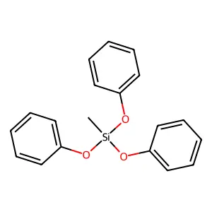 Methyltriphenoxysilane structure