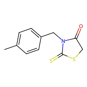 3-[(4-Methylphenyl)methyl]-2-sulfanylidene-1,3-thiazolidin-4-one structure
