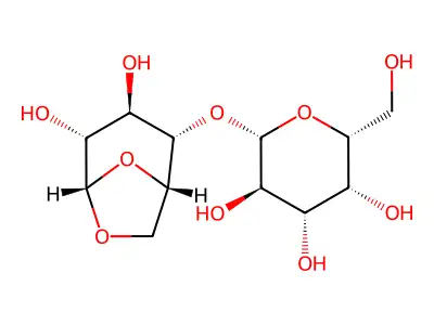 1,6-Anhydrolactose structure