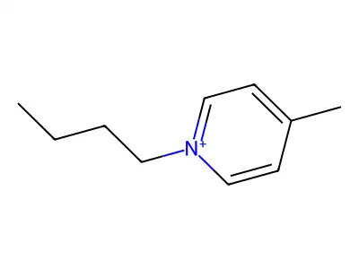 1-Butyl-4-methylpyridinium structure