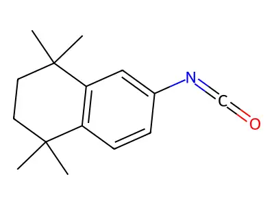 5,5,8,8-Tetramethyl-5,6,7,8-tetrahydro-2-naphthalenyl isocyanate structure