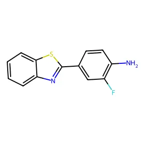 Benzenamine, 4-(2-benzothiazolyl)-2-fluoro- structure