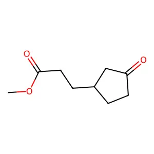 Methyl 3-(3-oxocyclopentyl)propanoate structure
