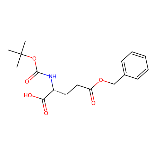 N-Boc-D-Glutamic acid 5-benzyl ester structure