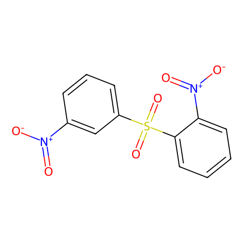 1-Nitro-2-(3-nitrophenyl)sulfonylbenzene structure