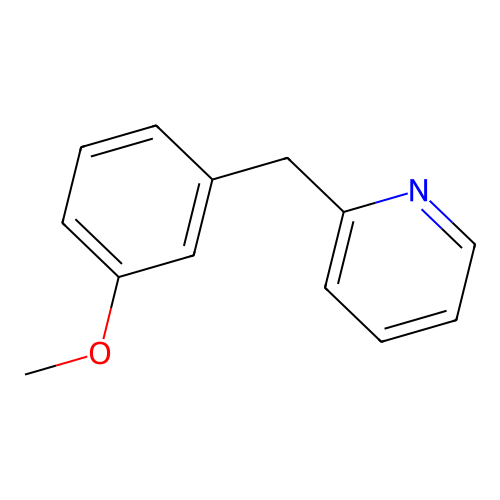 2-(m-Methoxybenzyl)pyridine structure