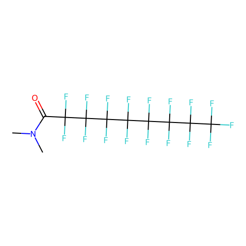 2,2,3,3,4,4,5,5,6,6,7,7,8,8,9,9,9-heptadecafluoro-N,N-dimethylnonanamide structure