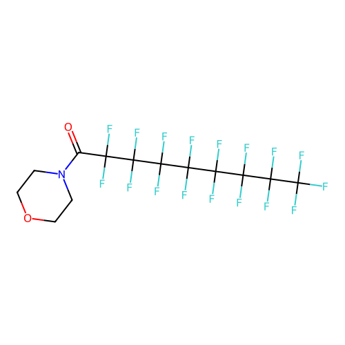 2,2,3,3,4,4,5,5,6,6,7,7,8,8,9,9,9-Heptadecafluoro-1-(morpholin-4-yl)nonan-1-one structure