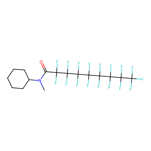 N-cyclohexyl-2,2,3,3,4,4,5,5,6,6,7,7,8,8,9,9,9-heptadecafluo structure