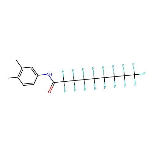 N-(3,4-dimethylphenyl)-2,2,3,3,4,4,5,5,6,6,7,7,8,8,9,9,9-hep structure