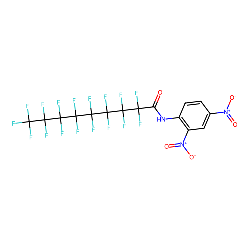 N-(2,4-dinitrophenyl)-2,2,3,3,4,4,5,5,6,6,7,7,8,8,9,9,9-hept structure