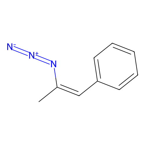 (2-Azido-1-propenyl)benzene structure