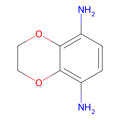 2,3-Dihydrobenzo[b][1,4]dioxine-5,8-diamine structure