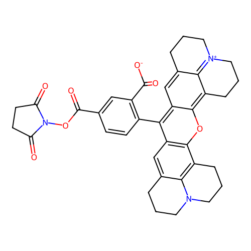 5-Carboxy-X-rhodamine N-succinimidyl ester structure
