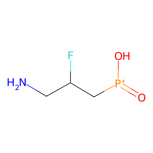 (3-Amino-2-fluoropropyl)phosphinic Acid structure