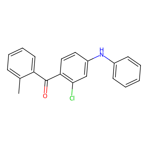 (2-Chloro-4-(phenylamino)phenyl)(o-tolyl)methanone structure