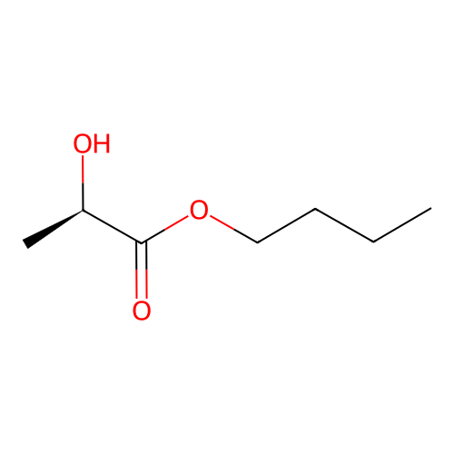 Butyl lactate, (R)- structure