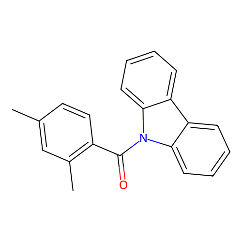 Carbazol-9-yl-(2,4-dimethylphenyl)methanone structure